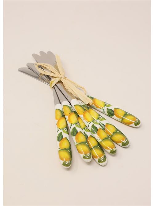 coltelli con limoni manico L'Oasi ceramiche | SETCOLTELLILIMONI